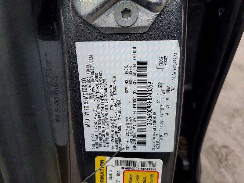 2017 Ford Fusion Titanium