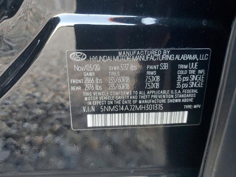 2021 Hyundai Santa fe se