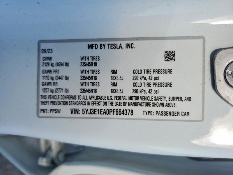 2023 Tesla Model 3