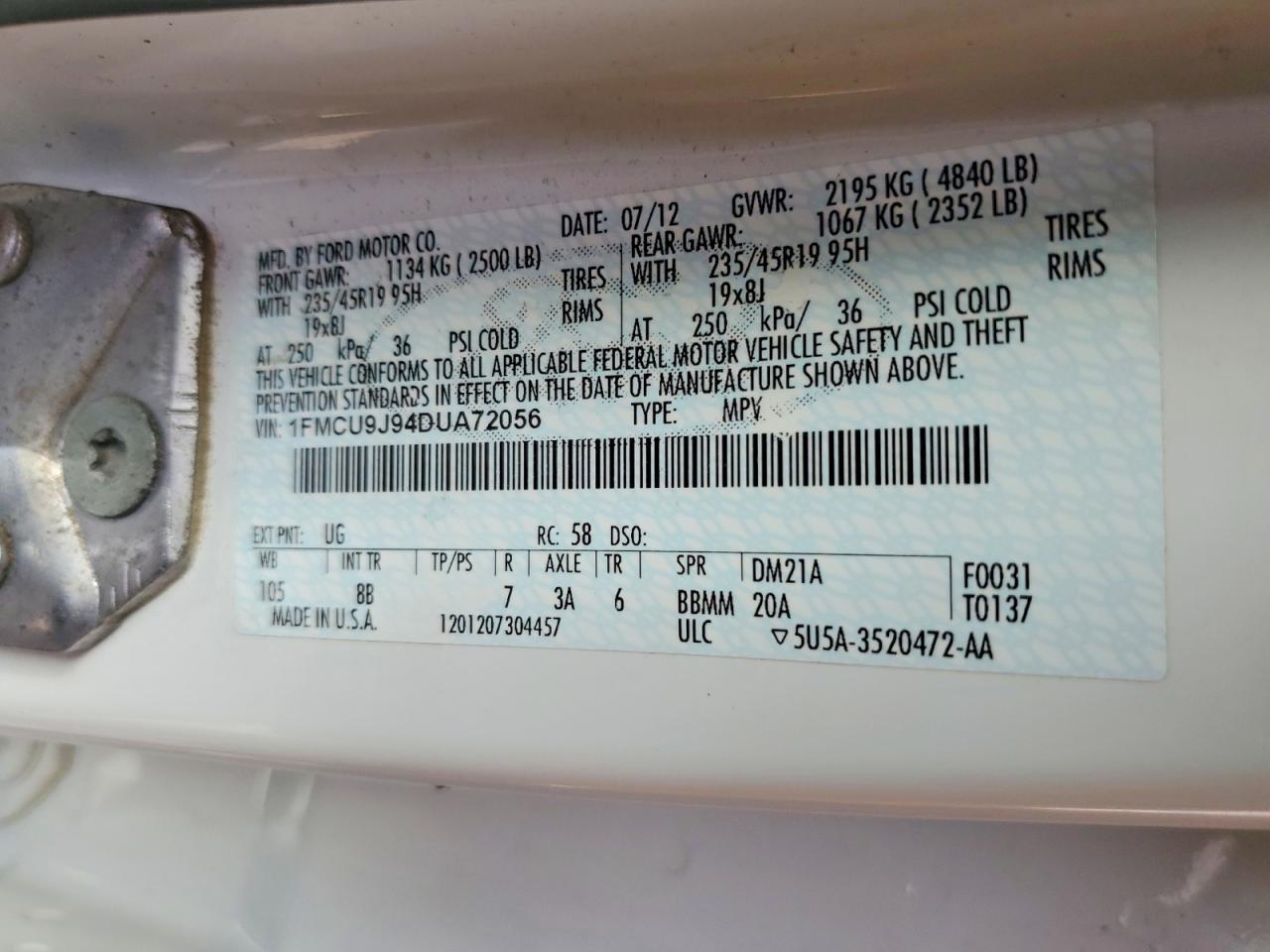 2013 Ford Escape Titanium