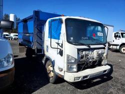 Salvage trucks for sale at Marlboro, NY auction: 2015 Isuzu NPR HD Dump Truck