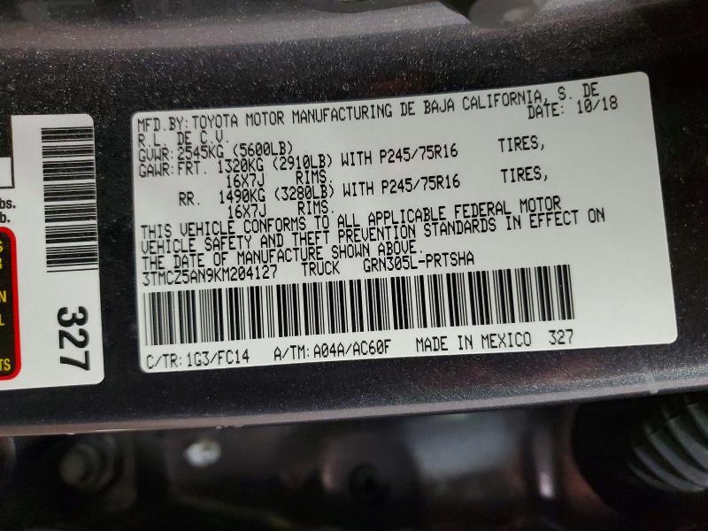 2019 Toyota Tacoma SR5 V6