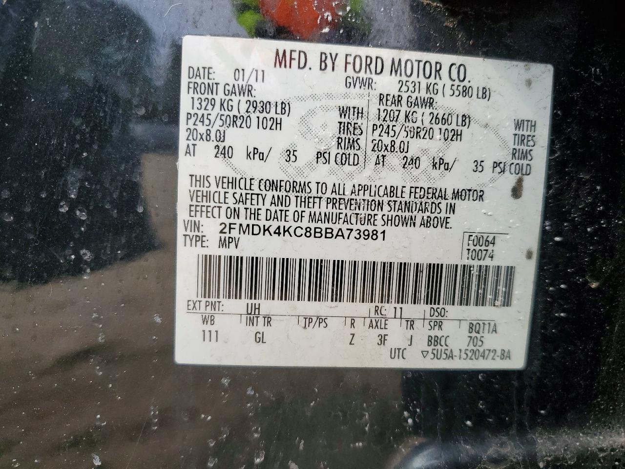 2011 Ford Edge Limited