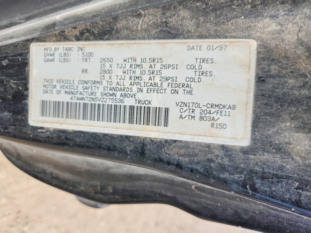 1997 Toyota Tacoma V6