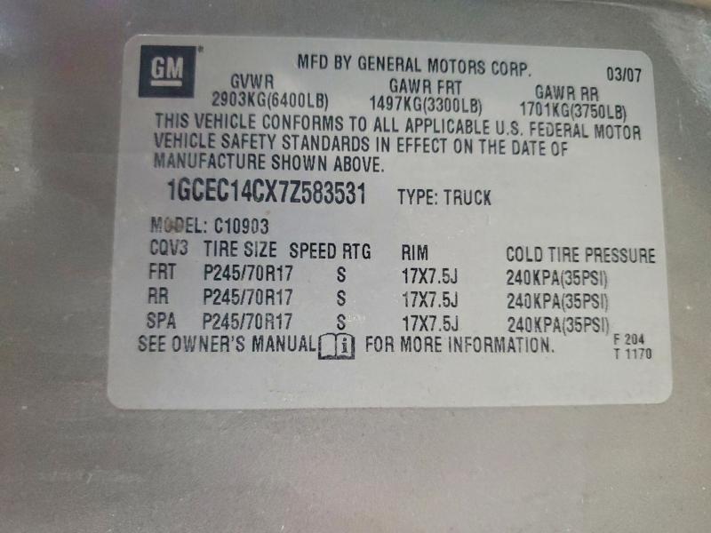2007 Chevrolet Silverado C1500