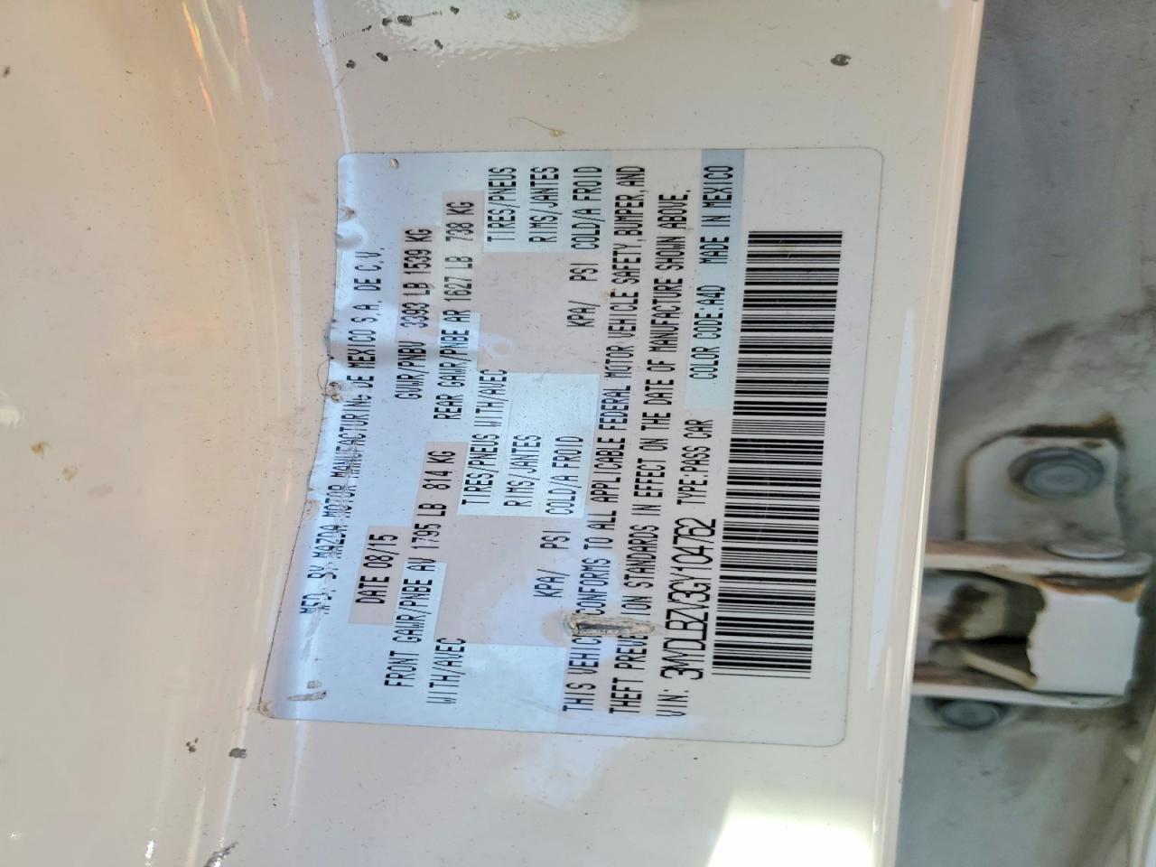 2016 Scion Ia Base