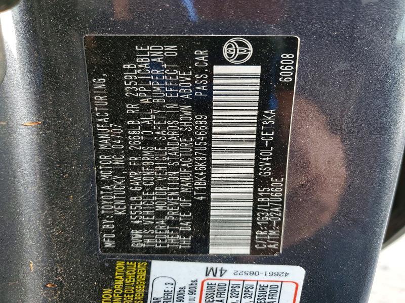 2007 Toyota Camry se V6