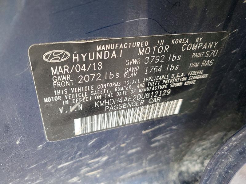 2013 Hyundai Elantra gls