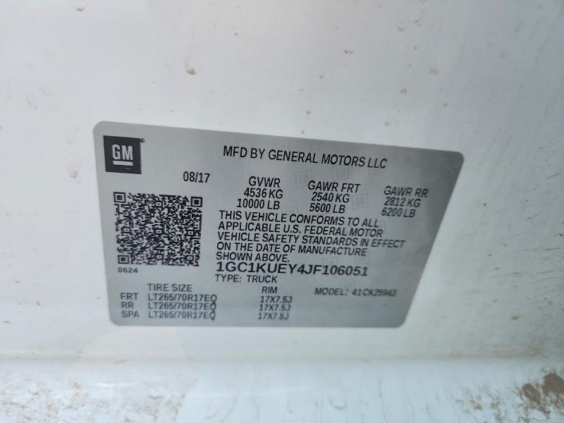 2018 Chevrolet Silverado K2500 Heavy Duty