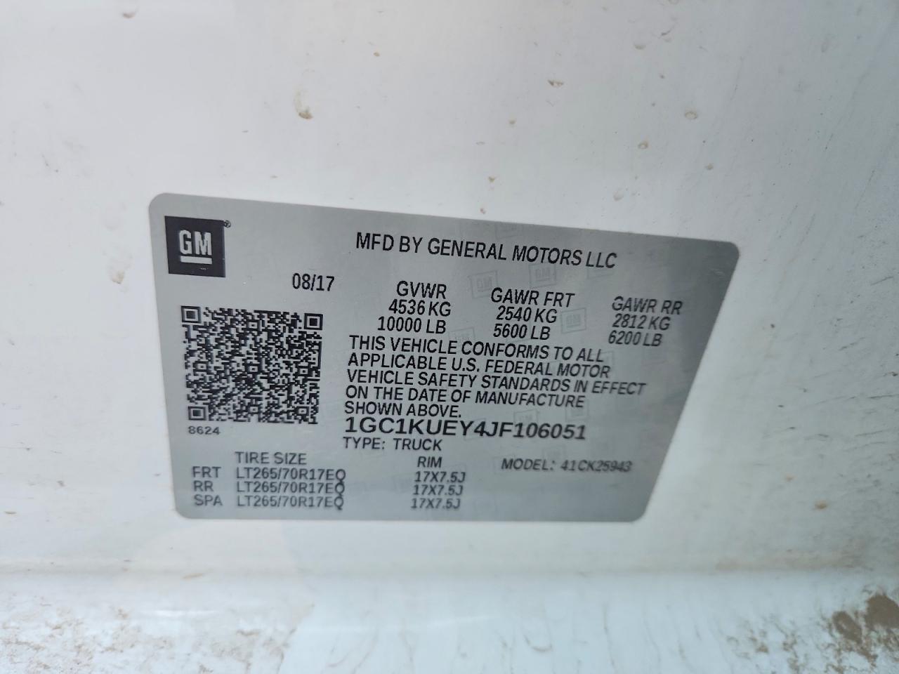 2018 Chevrolet Silverado K2500 Heavy Duty