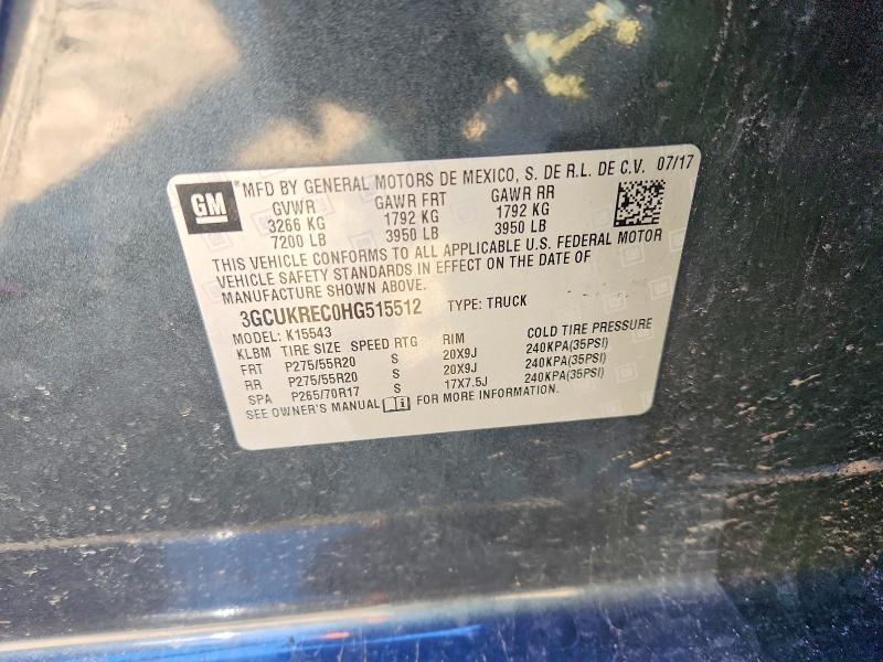 2017 Chevrolet Silverado K1500 LT