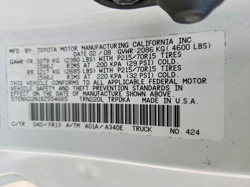 2008 Toyota Tacoma Base