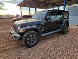 Salvage cars for sale from Copart Phoenix, AZ: 2018 Jeep Wrangler Unlimited Sahara
