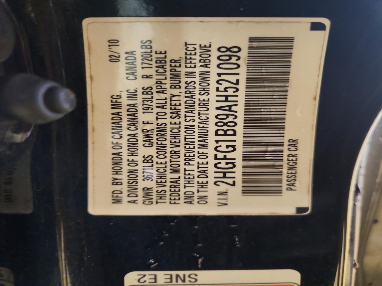 2010 Honda Civic ex