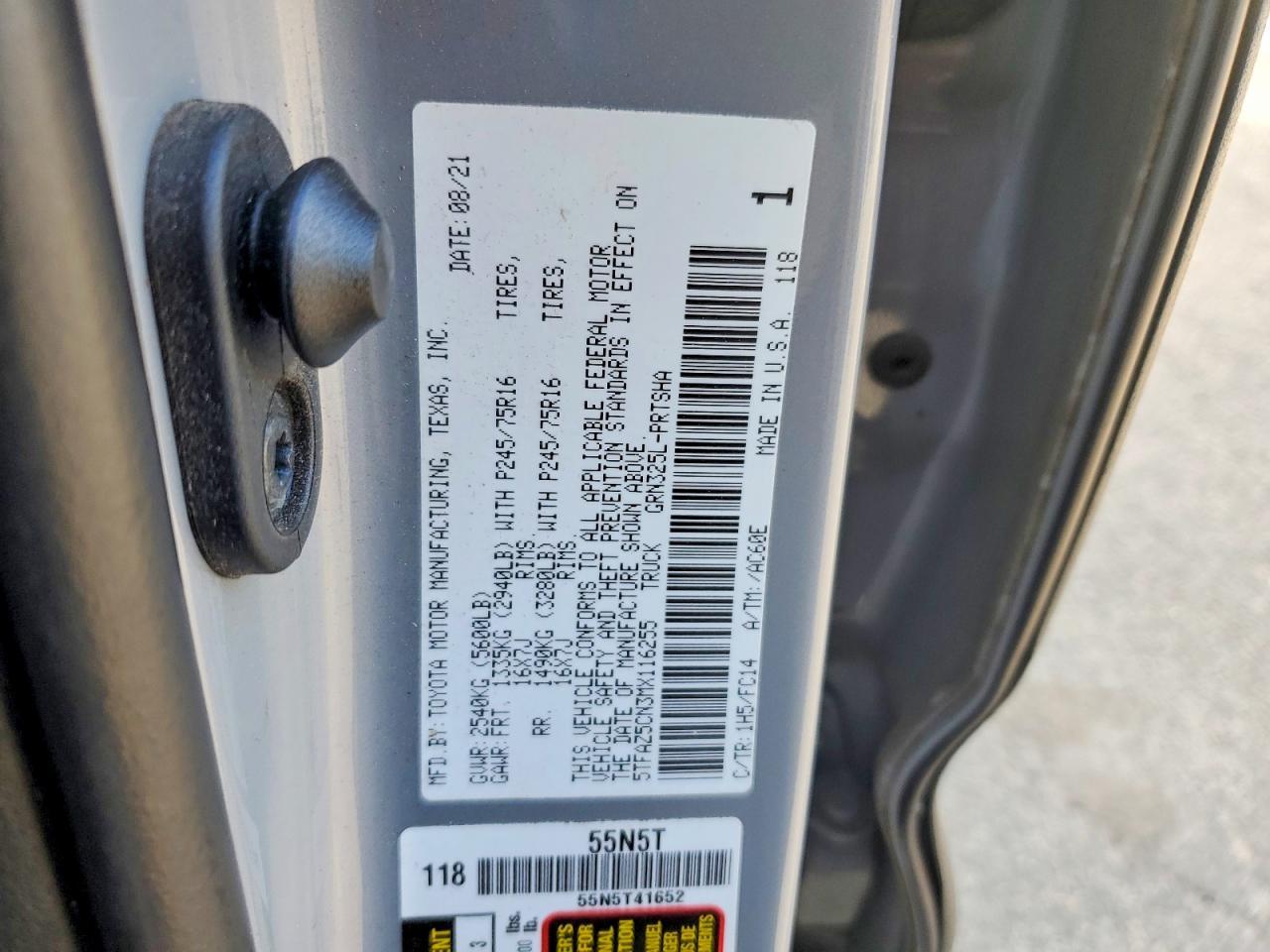 2021 Toyota Tacoma SR5 V6