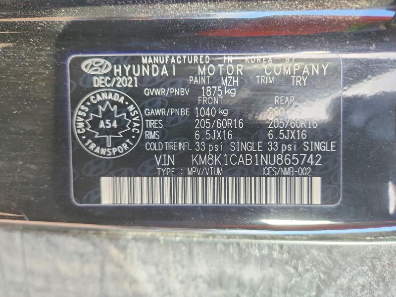 2022 Hyundai Kona se