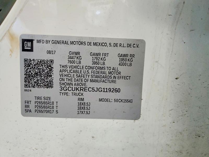 2018 Chevrolet Silverado K1500 LT