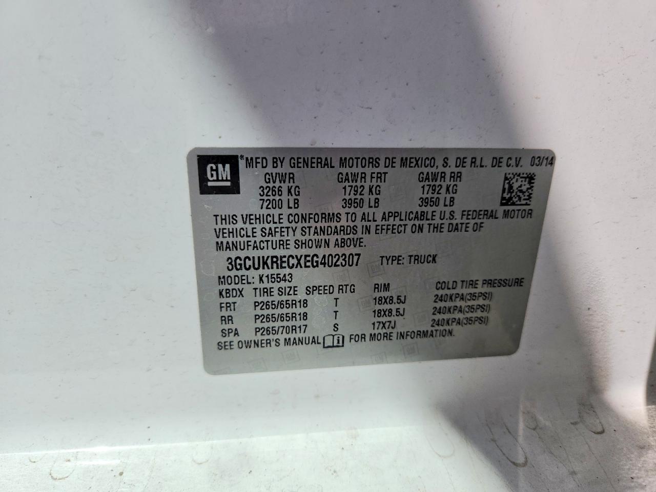 2014 Chevrolet Silverado K1500 LT