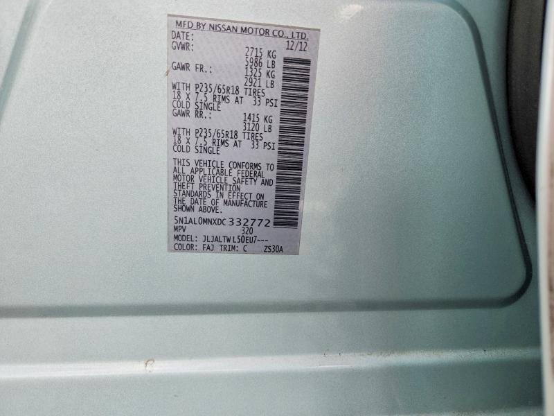 2013 Infiniti Jx35 Base