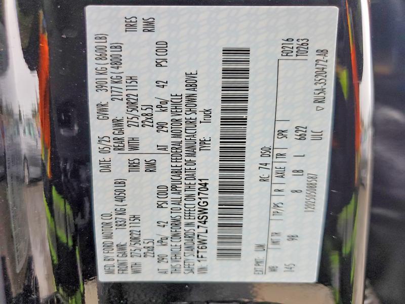 2025 Ford F150 Lightning Platinum