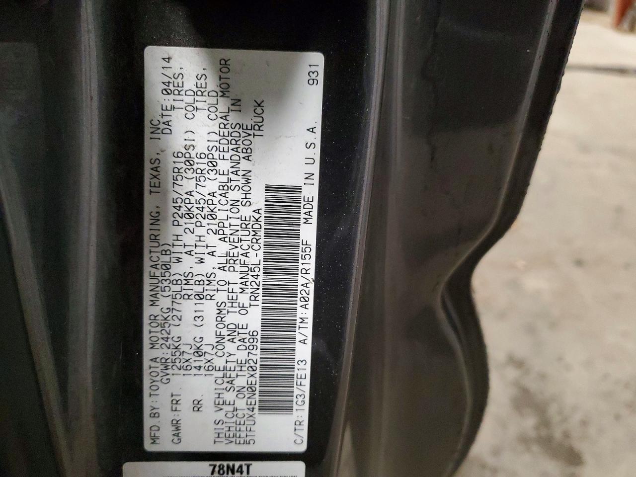 2014 Toyota Tacoma Base