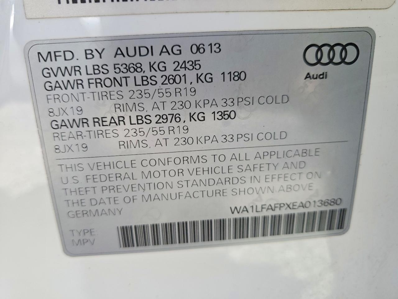2014 Audi Q5 Premium Plus
