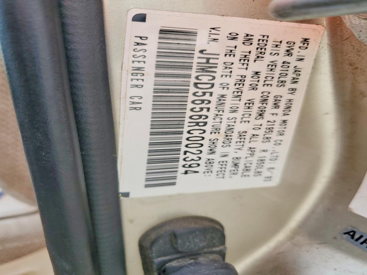 1994 Honda Accord ex