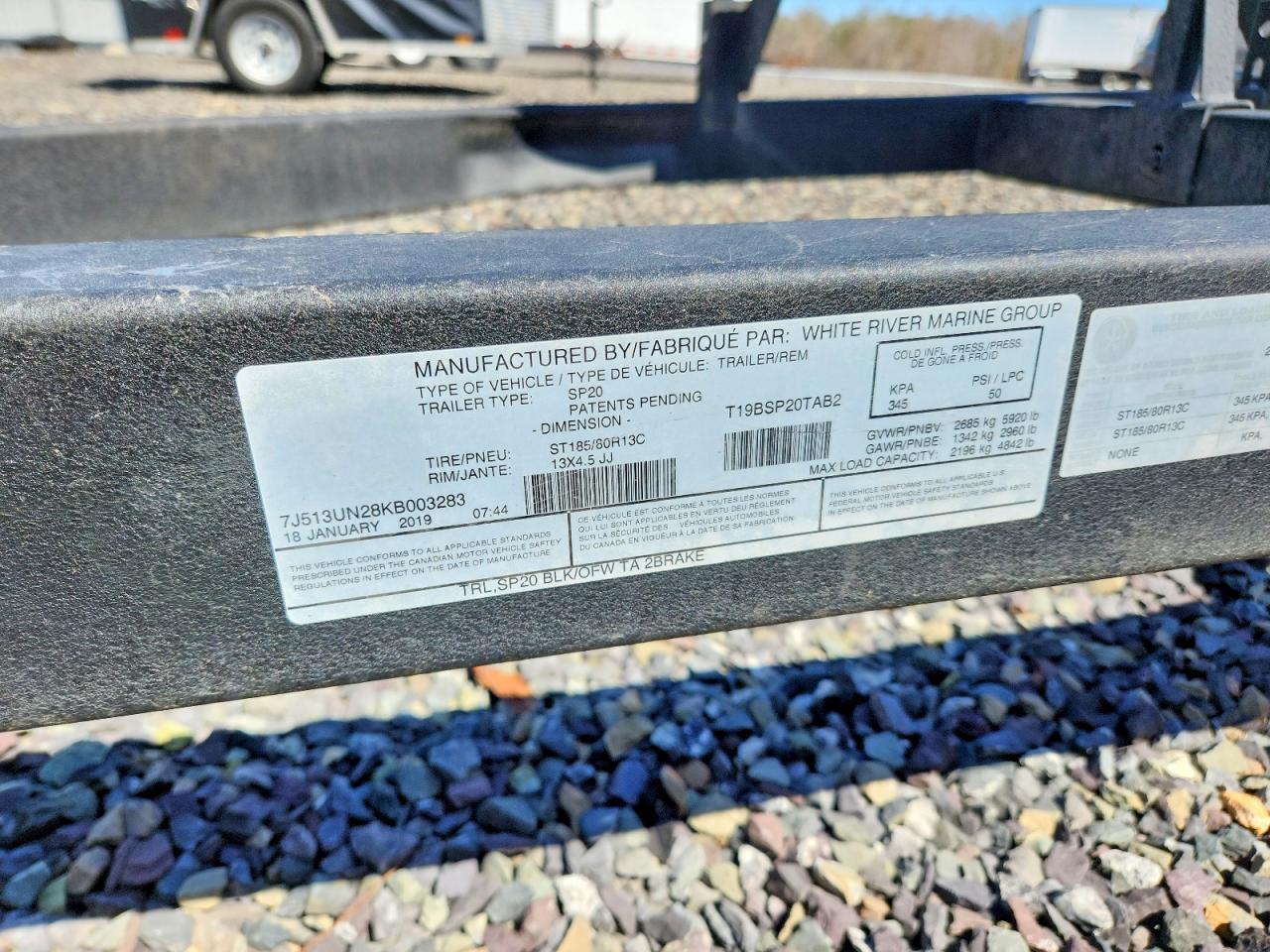 2019 Boat Trailer Trailer