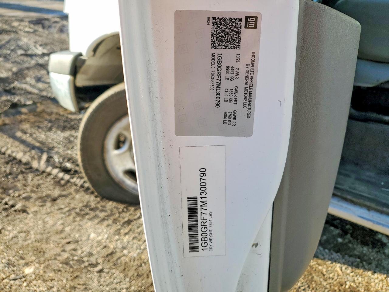 2021 Chev Express G3500