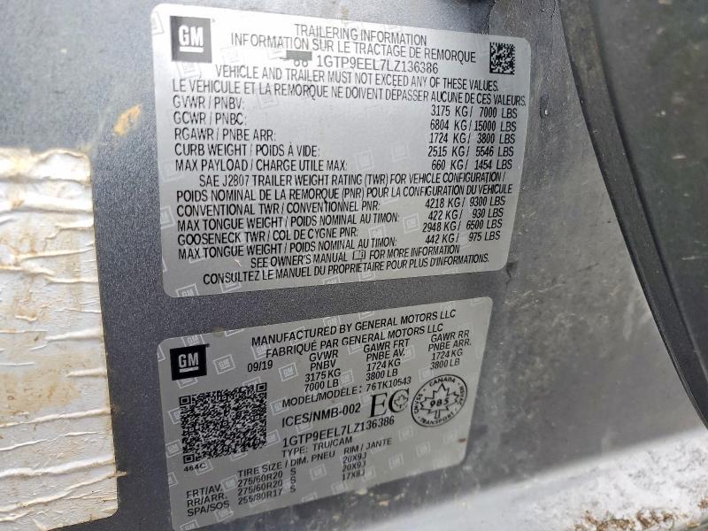 2020 GMC Sierra K1500 AT4