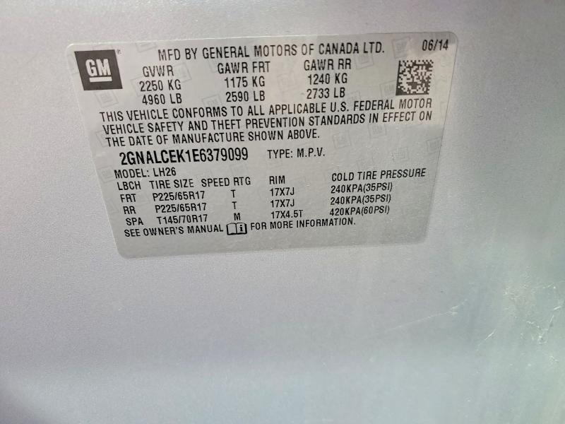 2014 Chevrolet Equinox lt