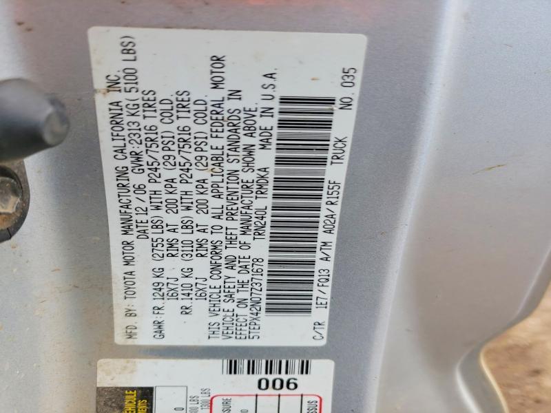 2007 Toyota Tacoma Base