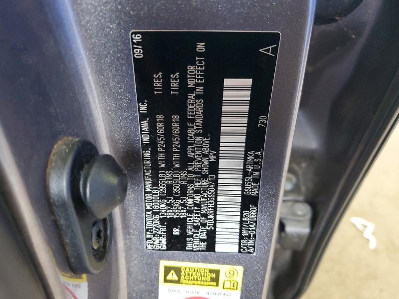 2016 Toyota Highlander xle