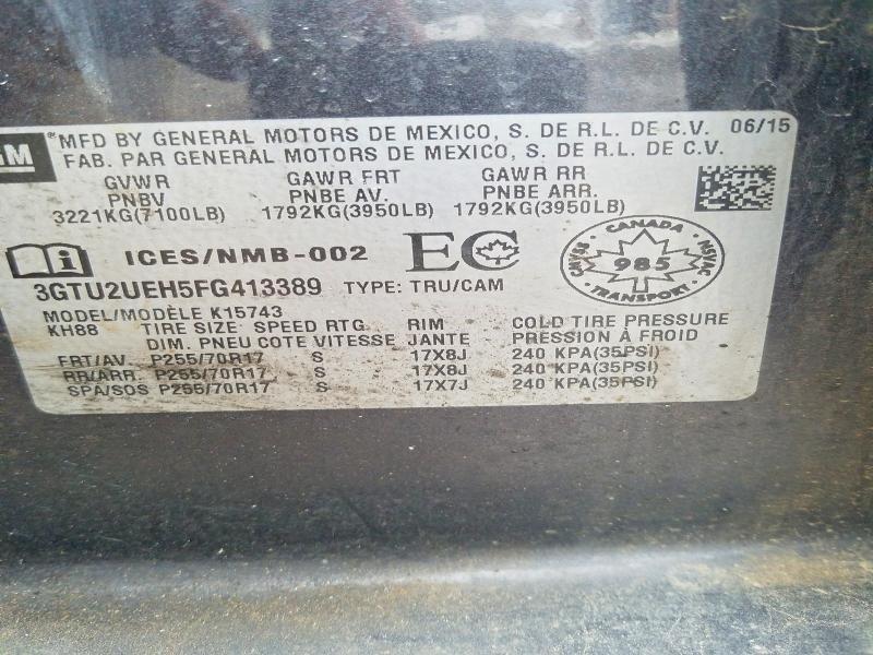 2015 GMC Sierra K1500 sle