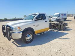 Salvage trucks for sale at Temple, TX auction: 2016 Dodge RAM 3500 Truck Cab AND Chassis