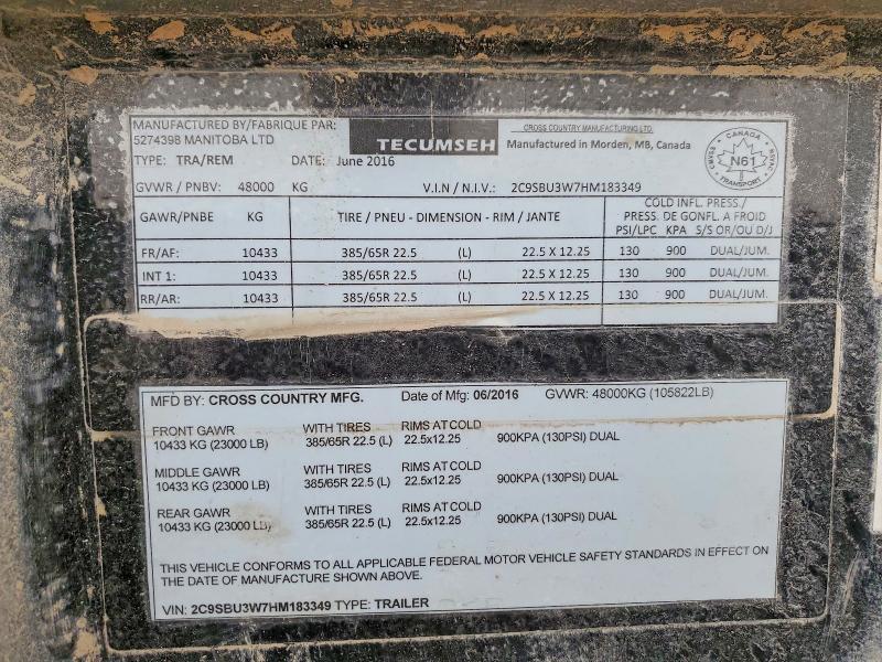 2017 Tecumseh Construction Equipment