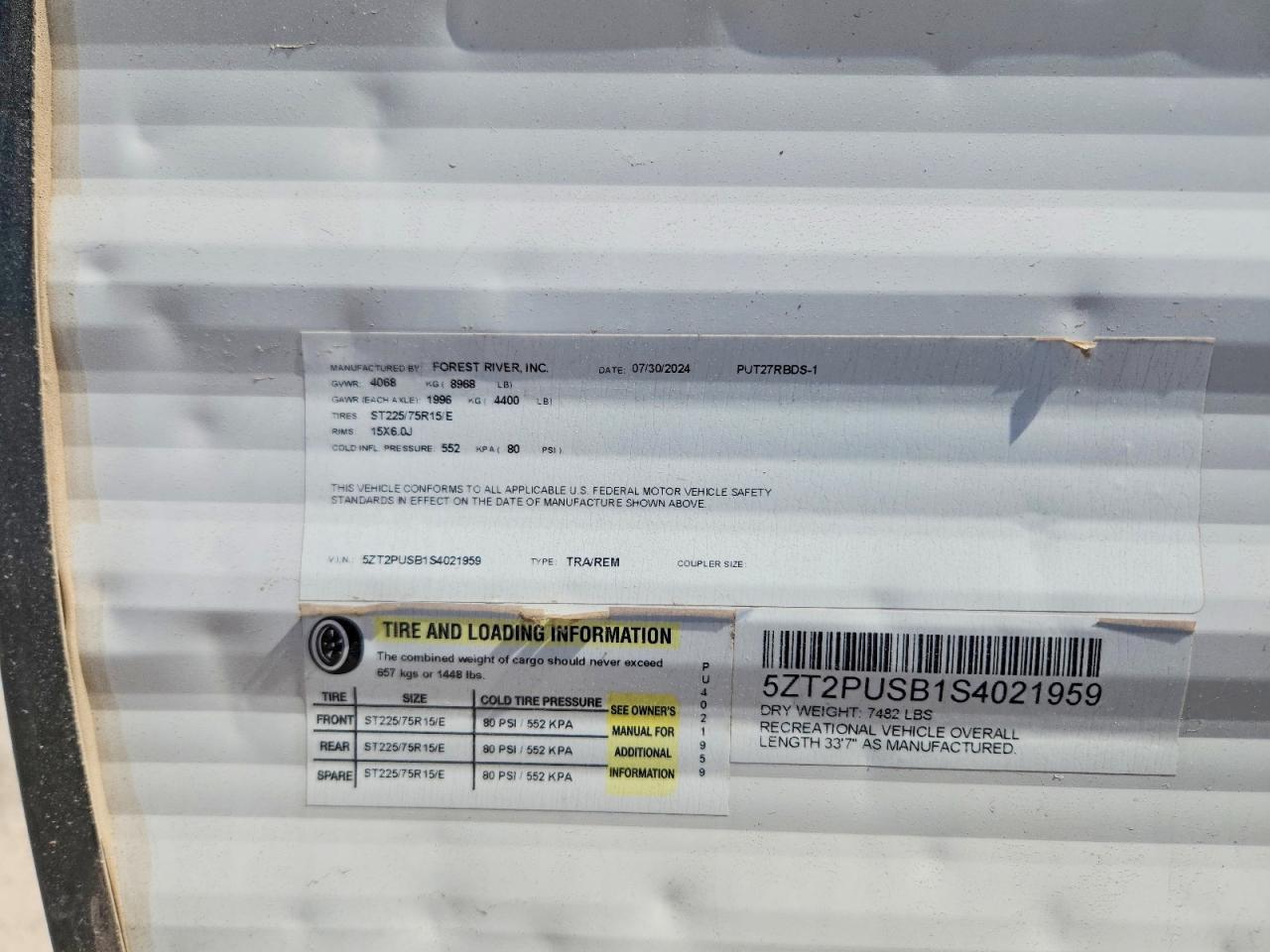 2025 Foresriver 2025 Palomino Puma-RV