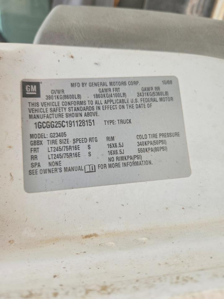 2009 Chev Express G2500