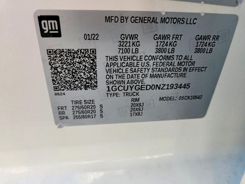 2022 Chevrolet Silverado LTD K1500 LTZ