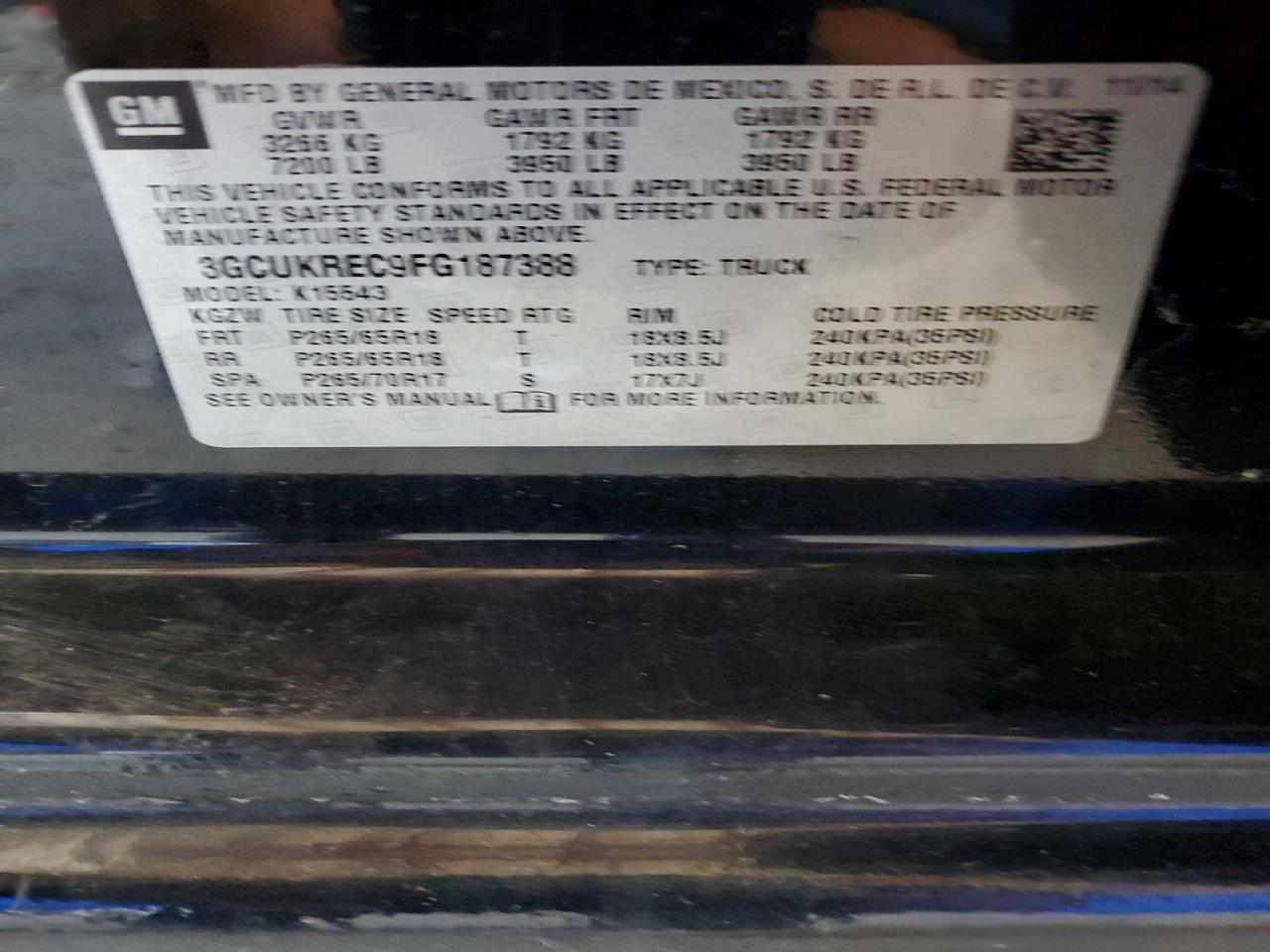 2015 Chevrolet Silverado K1500 LT
