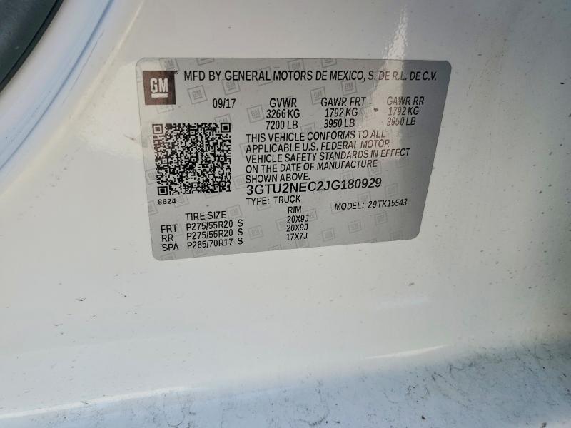 2018 GMC Sierra K1500 SLT