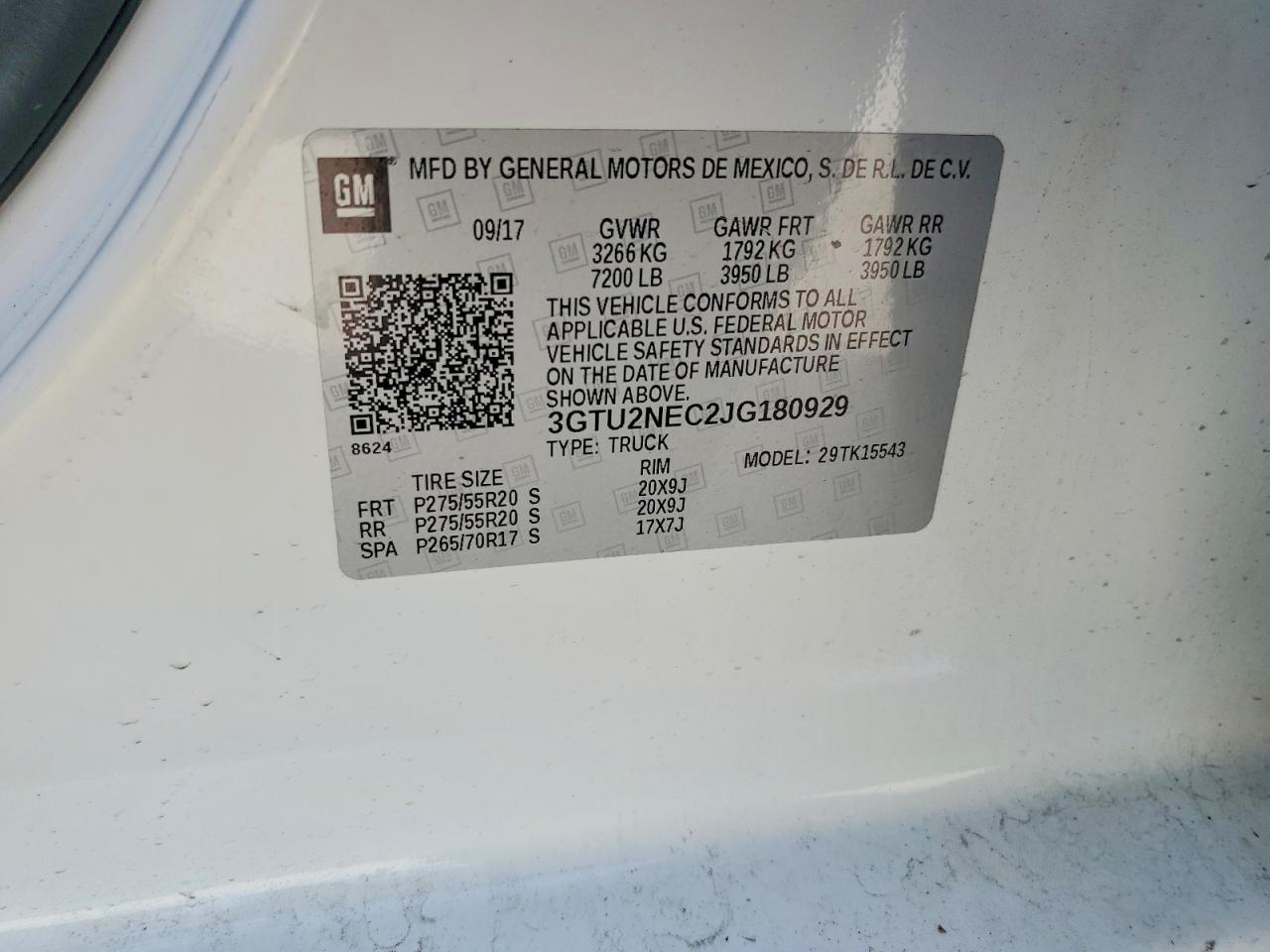 2018 GMC Sierra K1500 SLT