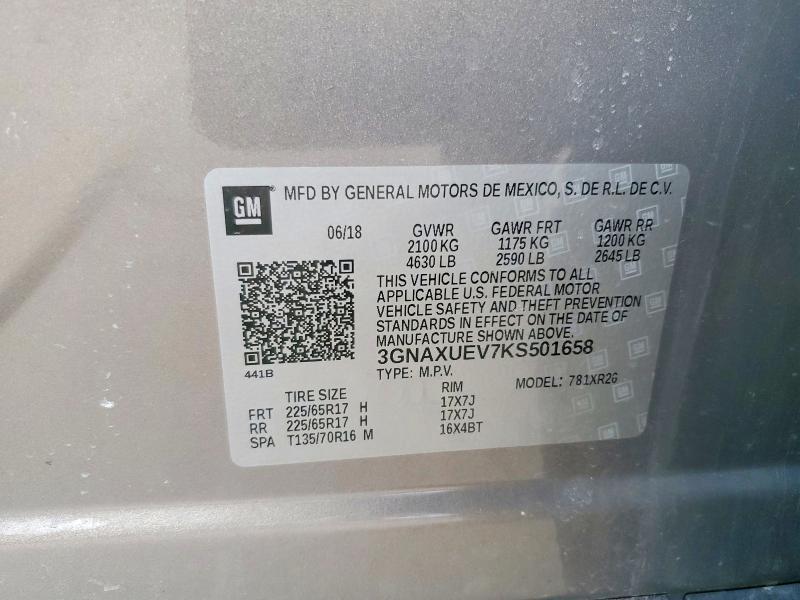 2019 Chevrolet Equinox lt