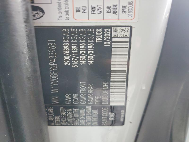 2023 Mercedes-Benz Metris 447 (vs20) Delivery van