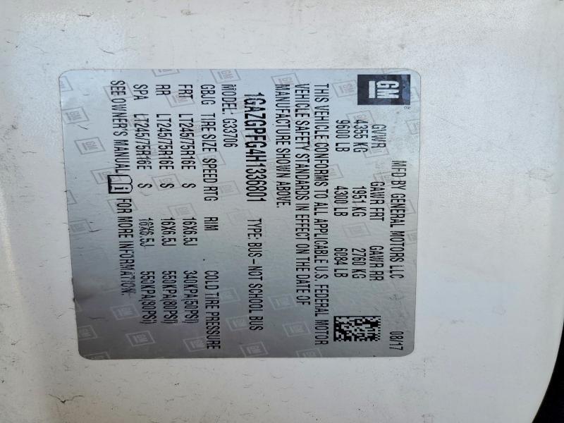 2017 Chevrolet Express G3500 LT