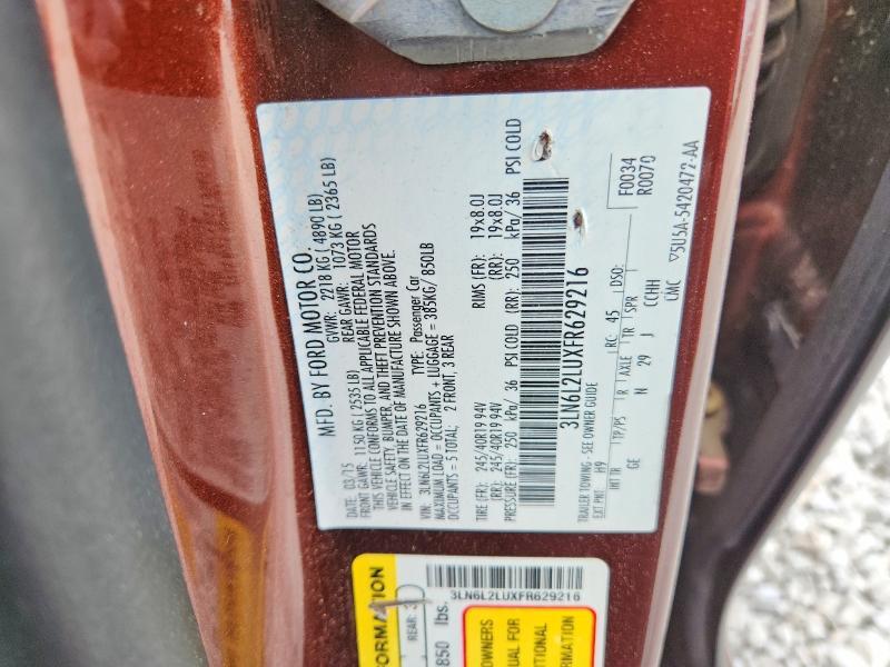 2015 Lincoln Mkz Hybrid