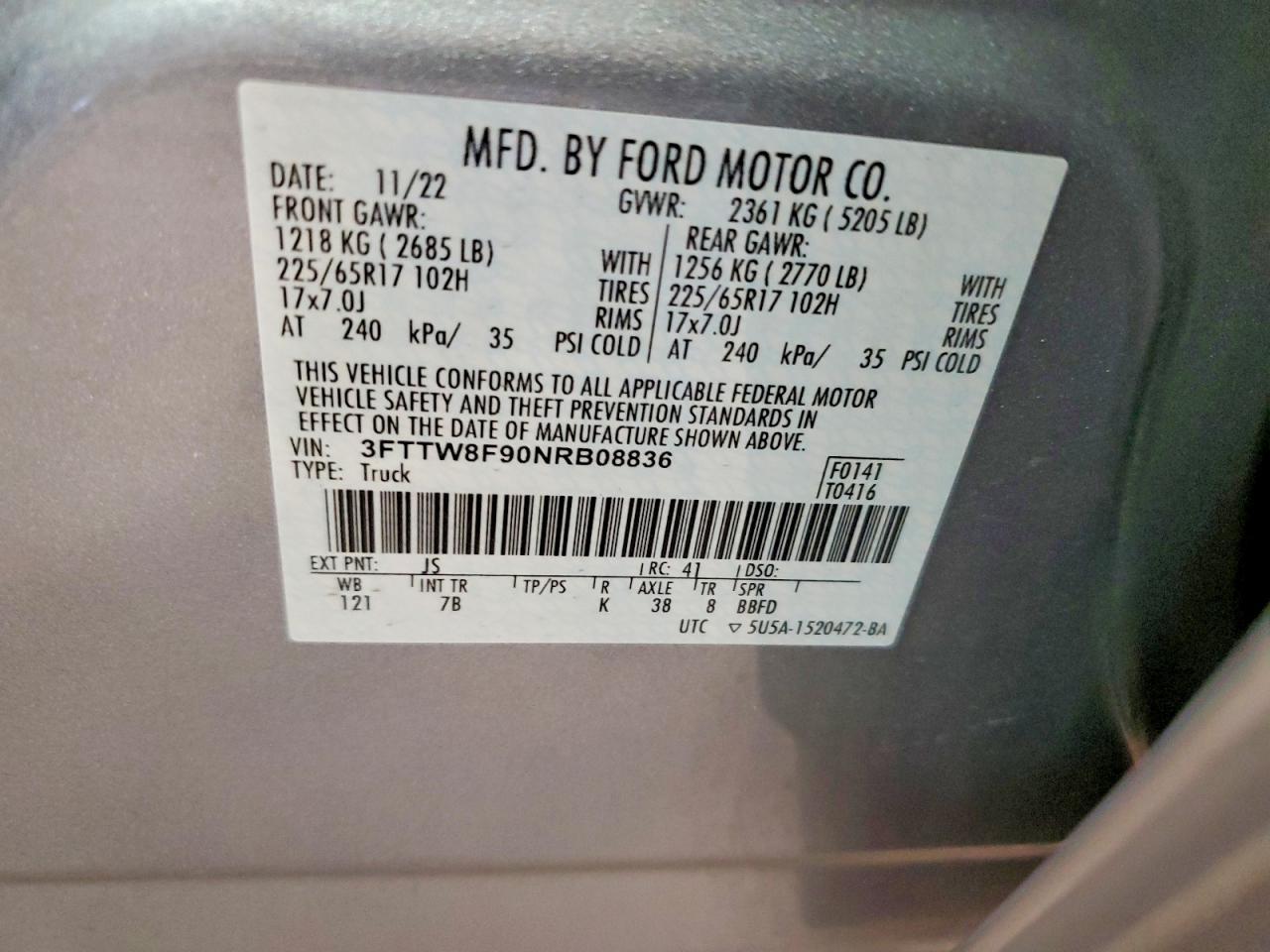 2022 Ford Maverick XL