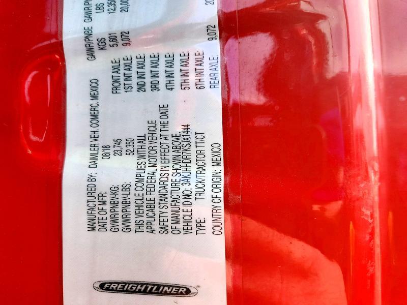 2019 Freigliner 2019 Freightliner Cascadia 126 Semi Truck