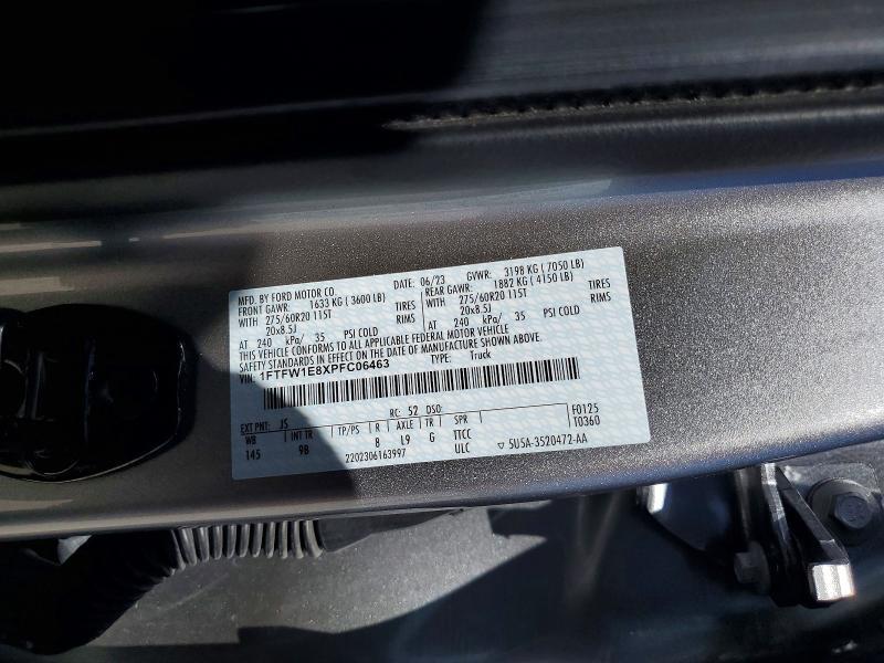 2023 Ford F150 Supercrew