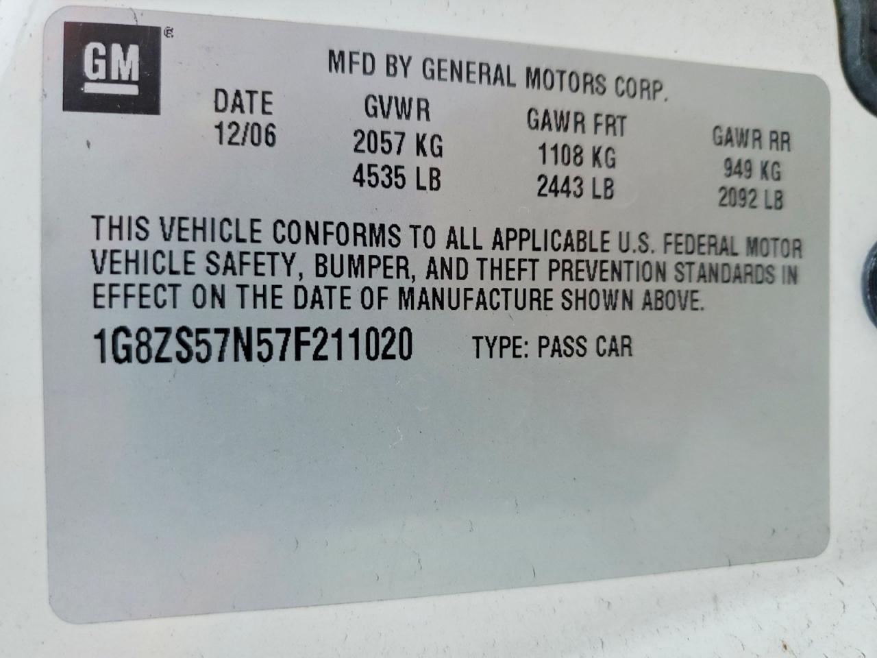 2007 Saturn Aura xe